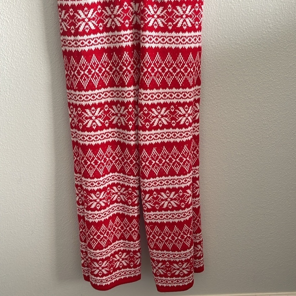 Born Famous Gingerbread Knitted Holiday Jumpsuit Size Small - Picture 4 of 10